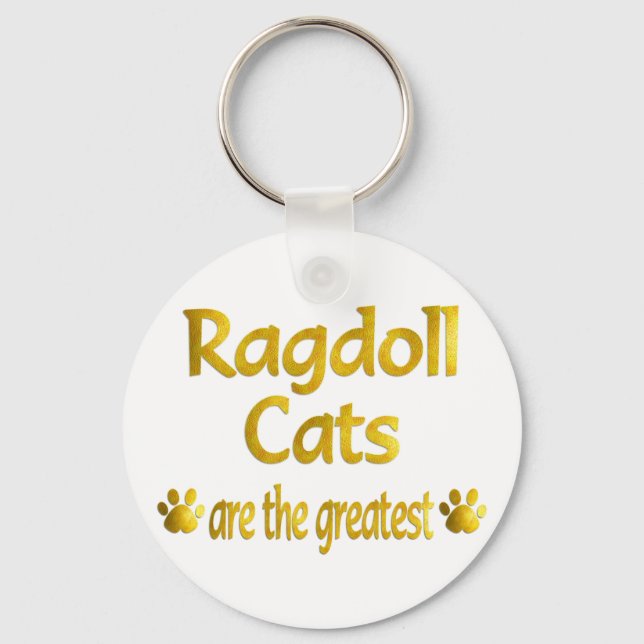 Great Ragdoll Keychain (Front)
