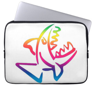 great rainbow shark laptop sleeve