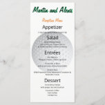 Great Reception Fabulous Ball Golfer Menu<br><div class="desc">Is it a birdie or a bogey? Well,  who knows how the reception will be. But it will certainly look stylish with these Clubhouse Golfer Reception Menus on the tables.</div>