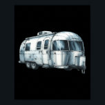 Great Retro Vintage Airstream Camping  Poster<br><div class="desc">Great Retro Vintage Airstream Camping</div>