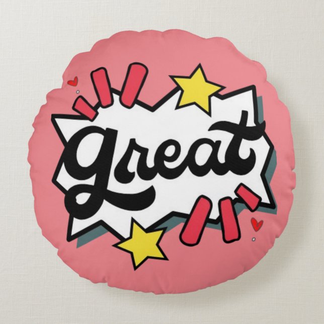 Great Round Pillow (Front)