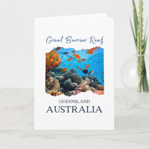 Great Rrier Reef Queensland Australia Souvenir Wom Card