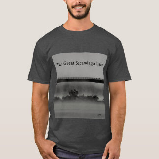 Great Sacandaga Batchellerville Bridge in Fog T-Shirt