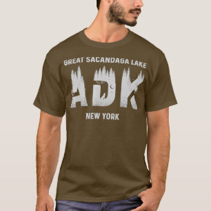Great Sacandaga Lake Adirondack Mountains New York T-Shirt