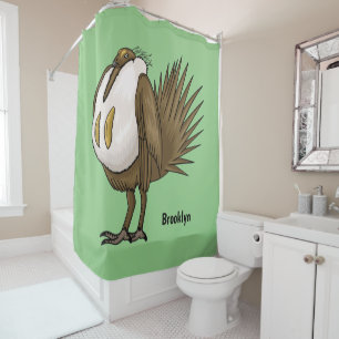 Great sage grouse bird cartoon illustration