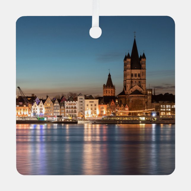 Great Saint Martin Church Cologne Metal Ornament (Front)