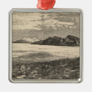 Great Salt Lake Desert Metal Ornament