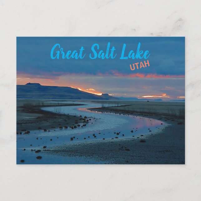 Great Salt Lake Landscape, Utah Postcard (Front)