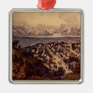 Great Salt Lake, Utah Metal Ornament