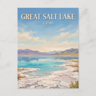 Great Salt Lake Utah Postcard