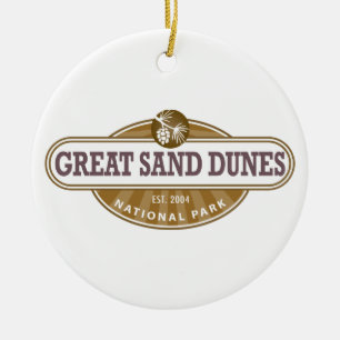 Great Sand Dunes National Park Ceramic Ornament