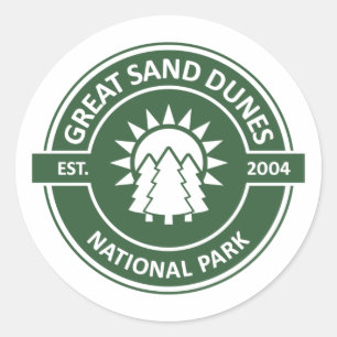 Great Sand Dunes National Park Classic Round Sticker