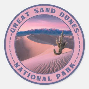Great Sand Dunes National Park Classic Round Sticker