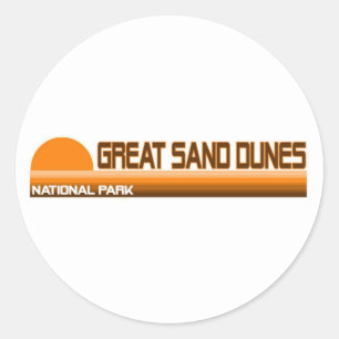 Great Sand Dunes National Park Classic Round Sticker