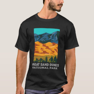 Great Sand Dunes National Park Colorado Camg Hike T-Shirt