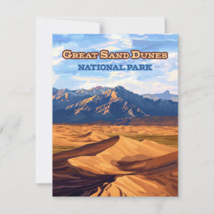 Great Sand Dunes National Park Colorado Card