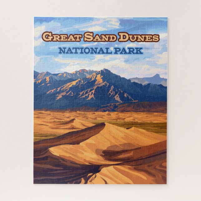 Great Sand Dunes National Park Colorado Jigsaw Puzzle (Vertical)
