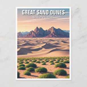 Great Sand Dunes National Park Colorado Postcard