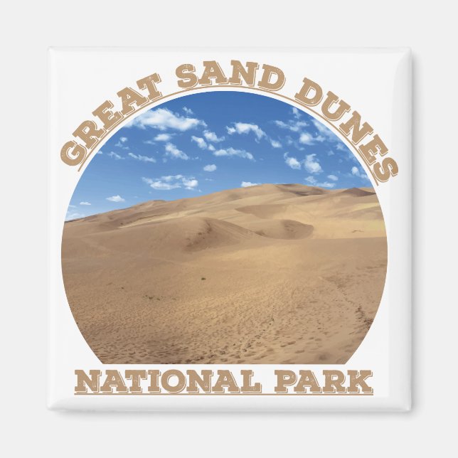 Great Sand Dunes National Park Colorado souvenir Magnet (Front)