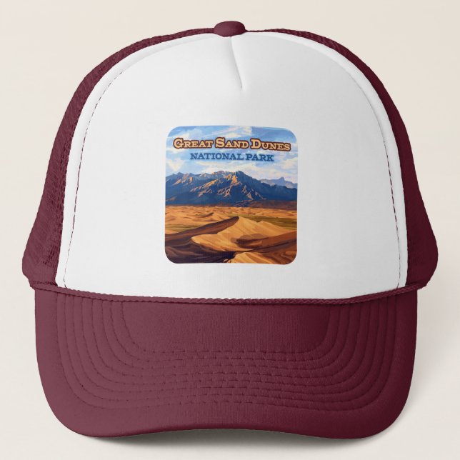 Great Sand Dunes National Park Colorado Trucker Hat (Front)