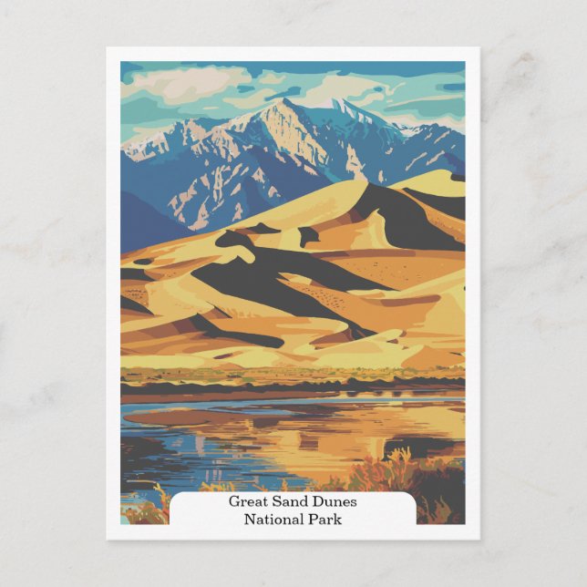 Great Sand Dunes National Park, Colorado USA Postcard (Front)