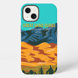 Great Sand Dunes National Park Colorado Vintage iPhone 13 Case