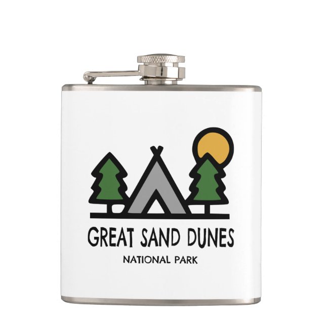 Great Sand Dunes National Park Hip Flask (Front)