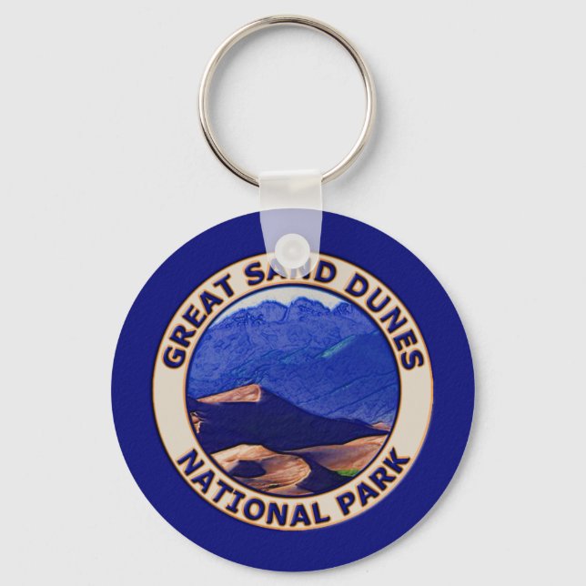 Great Sand Dunes National Park Keychain (Front)