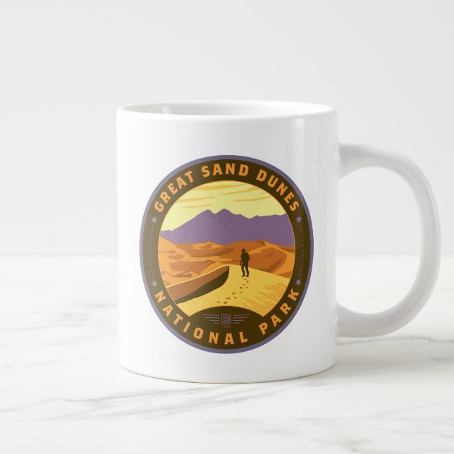 Great Sand Dunes National Park Large Coffee Mug (Right)