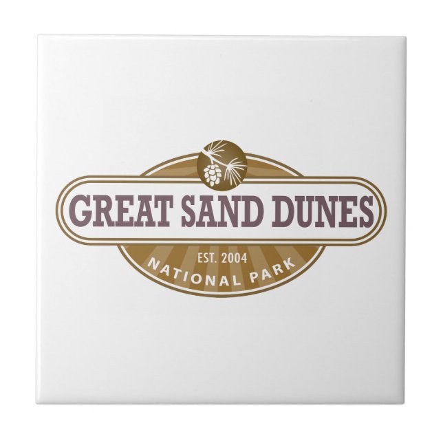 Great Sand Dunes National Park Tile (Front)