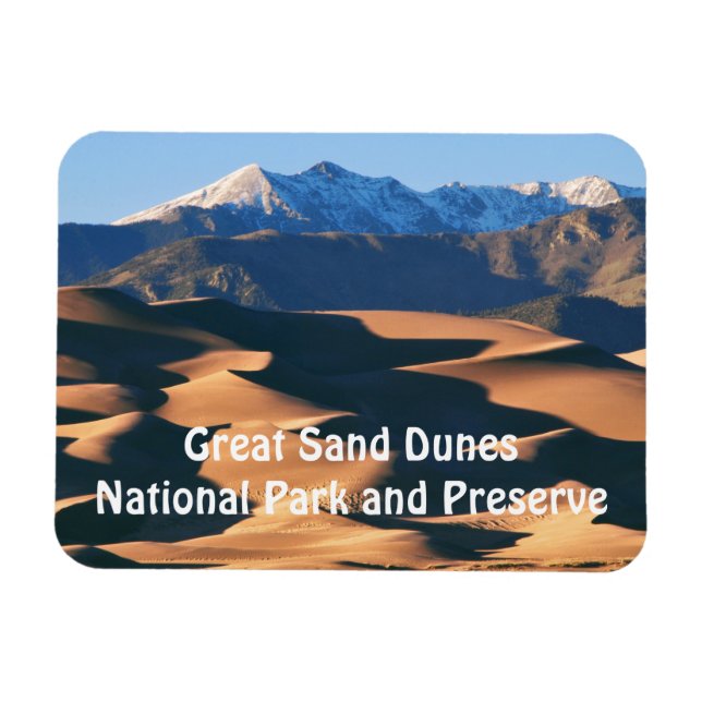 Great Sand Dunes NP au Sunset Magnet (Horizontal)