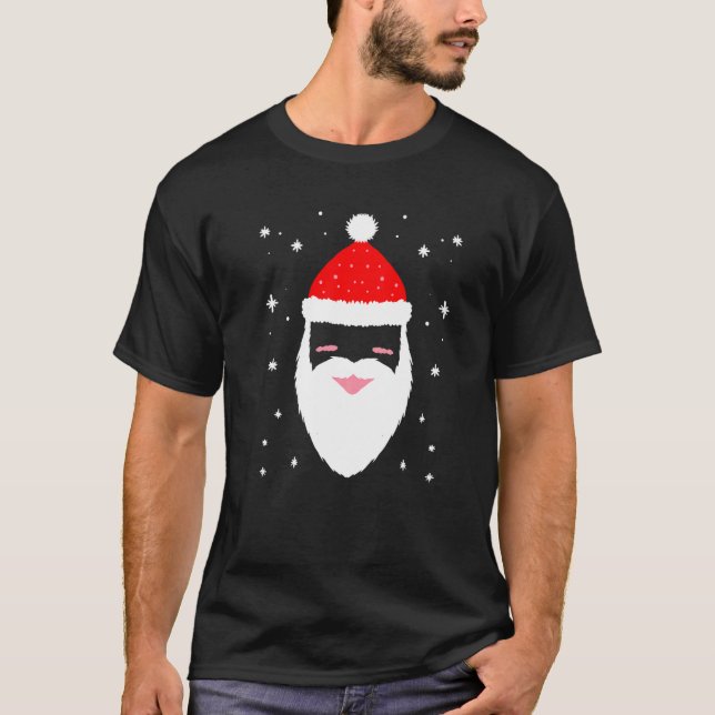 Great Santa Claus Costume Christmas Eve Party T-Shirt (Front)