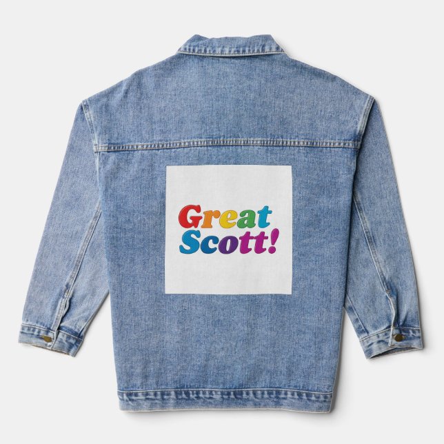 Great Scott. Denim Jacket (Back)