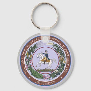 GREAT SEAL of the CONFEDERACY Keychain