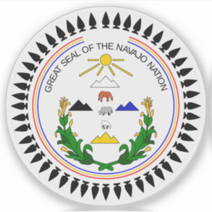 Great seal of the Navajo nation and tribe, USA