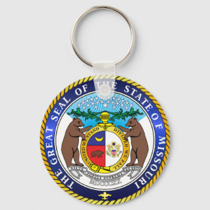 Great seal of the state of Missouri Keychain