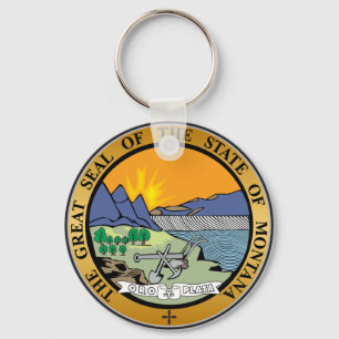 Great seal of the state of Montana Keychain
