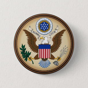 GREAT SEAL OF THE UNITED STATES 2 INCH ROUND BUTTON