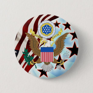 Great seal of the United States 2 Inch Round Button
