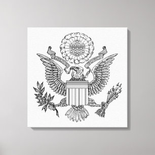 Great Seal of the United States of America (USA) Canvas Print