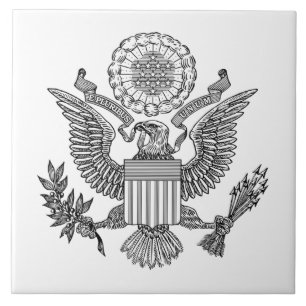 Great Seal of the United States of America (USA) Tile