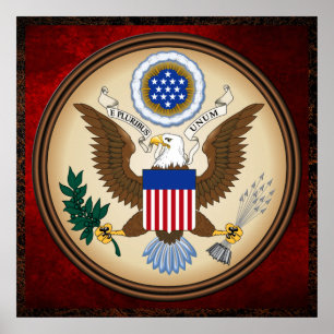 GREAT SEAL OF THE UNITED STATES POSTER