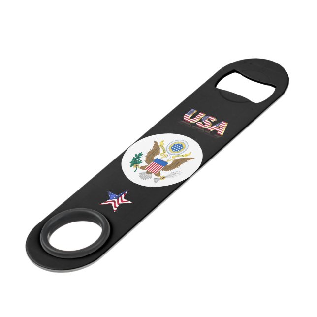 Great Seal of United States Bar Key (Front Angled)