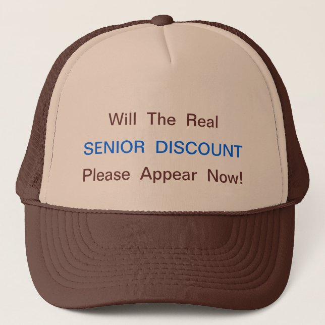 GREAT SENIOR MOMENTS TRUCKER HAT (Front)
