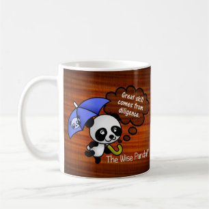 Great skill comes from diligence coffee mug