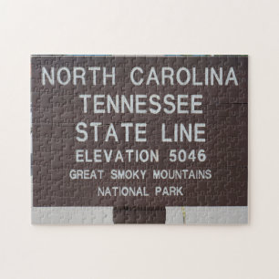 Great Smokey Mountain North Carolina. Jigsaw Puzzle