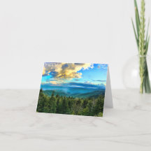 Great Smoky Mountains Clingmans Dome Notecard