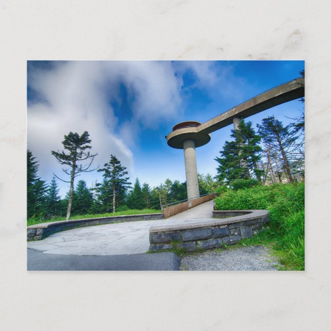 great smoky mountains clingmans dome postcard (Front)