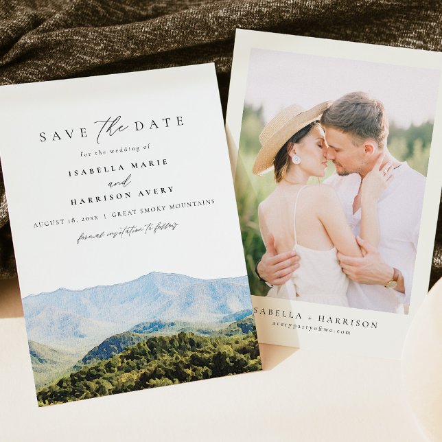 Great Smoky Mountains Destination Save the Date Invitation (Creator Uploaded)