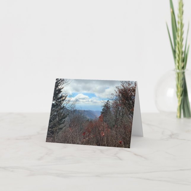 Great Smoky Mountains Forney Ridge Trail Note Card (Front)